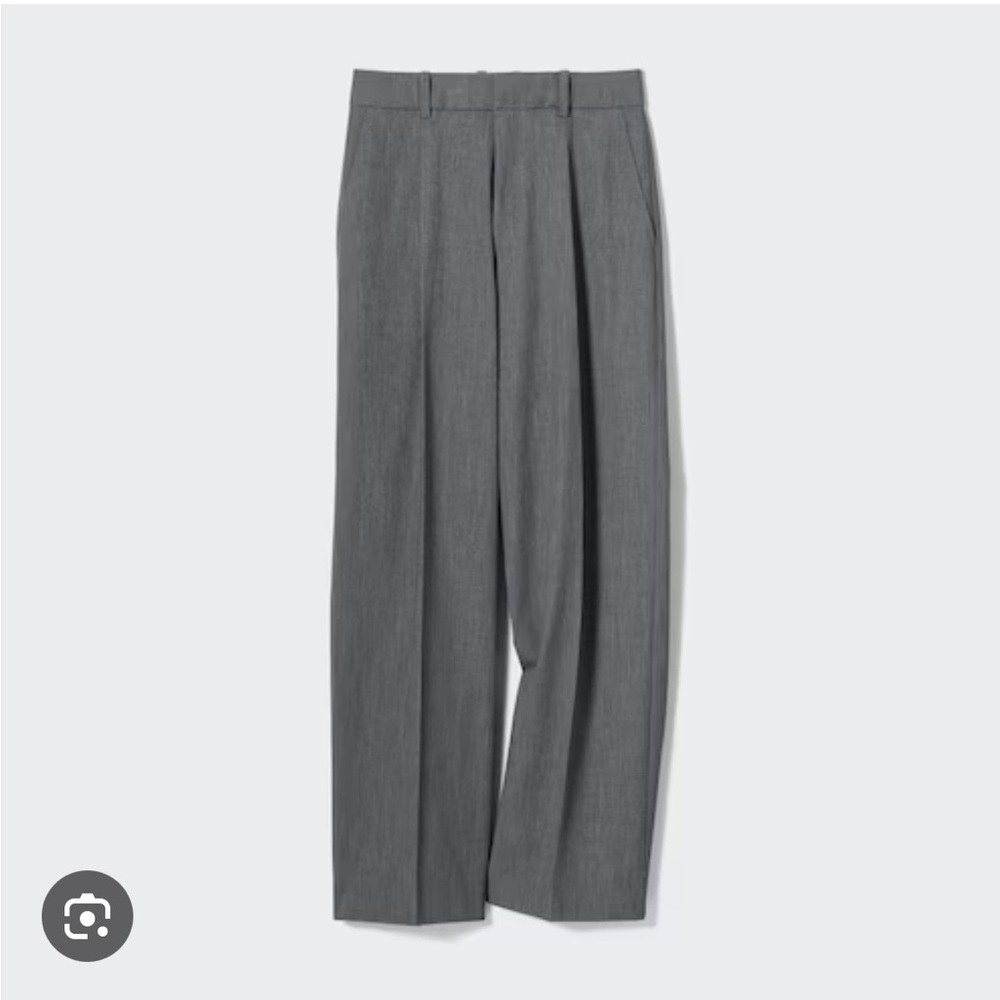 Uniqlo women’s pleated wide pants size L 30-31 inch waist new with tags NWT